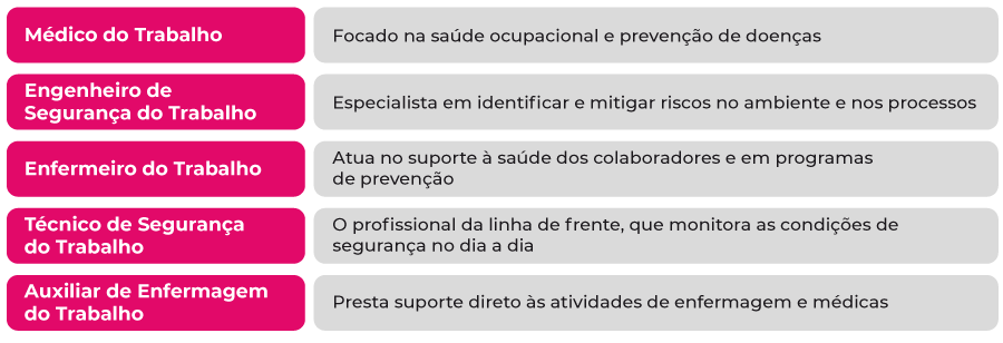 composição do SESMT